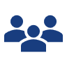 Image shows an icon for a group of people